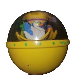 Vintage Fisher-Price Round Musical Chime Baby Toy